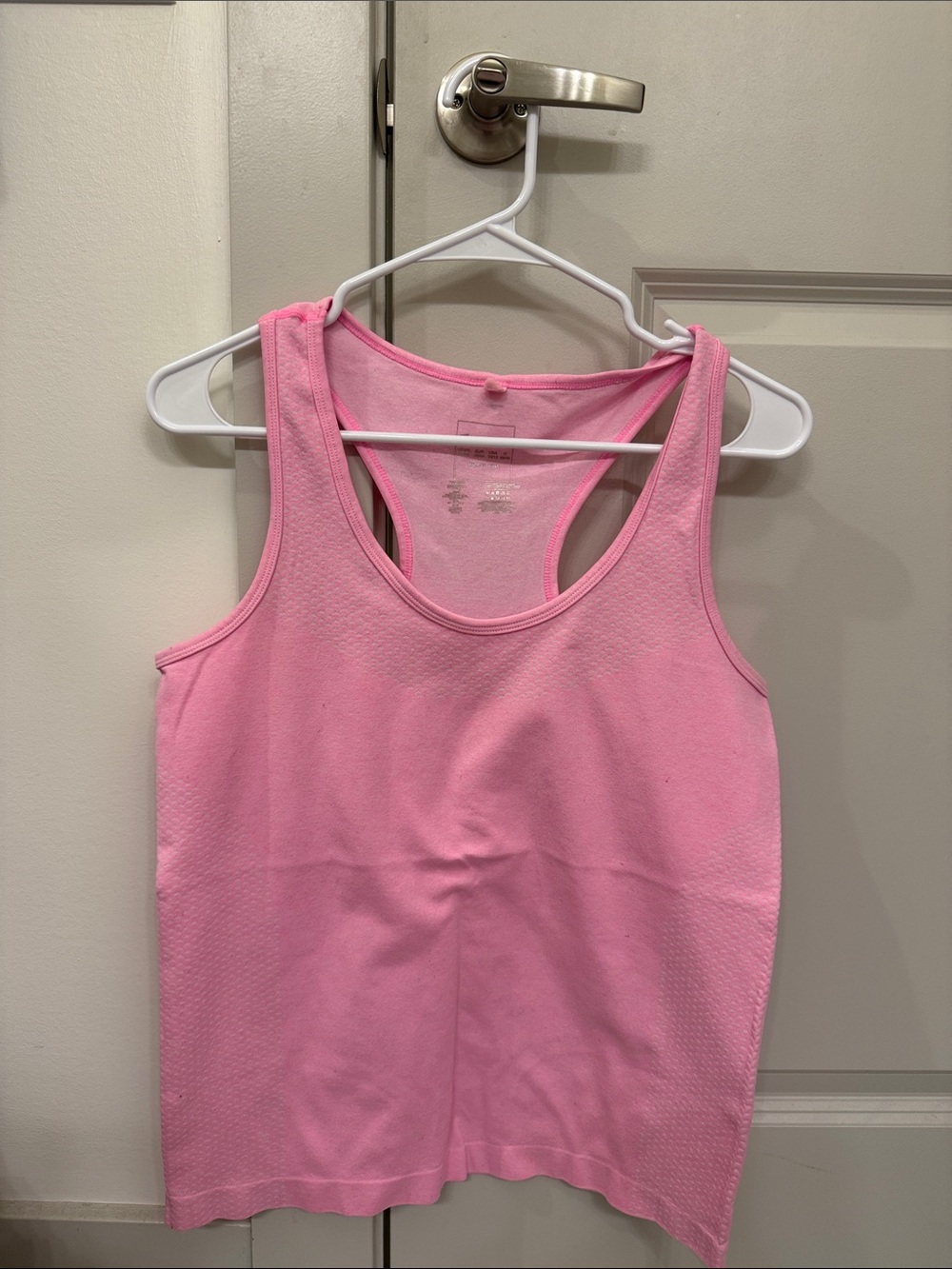 Pink Racerback Tank Top
